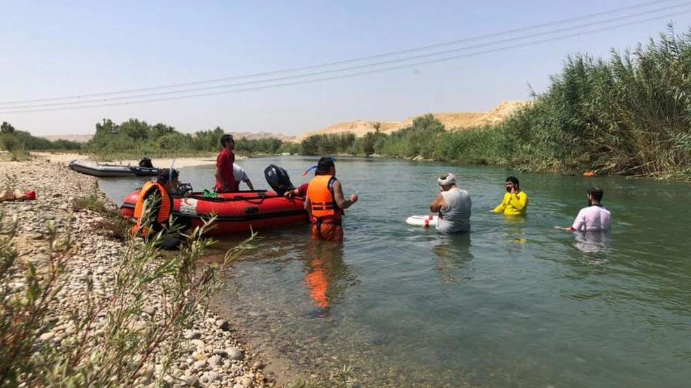 کشف پیکر کودک 4 ساله از رودخانه مارون پس از 4 روز جست‌وجوی امدادگران